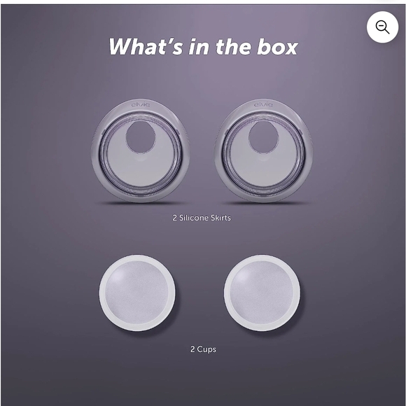 Elvie Catch Milk Collection Shells - Clear - Picture 6 of 7